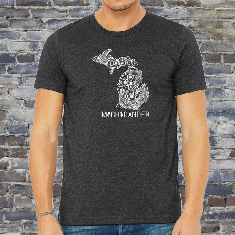 CLEARANCE "Michigander To The Core"Men's Crew T-Shirt