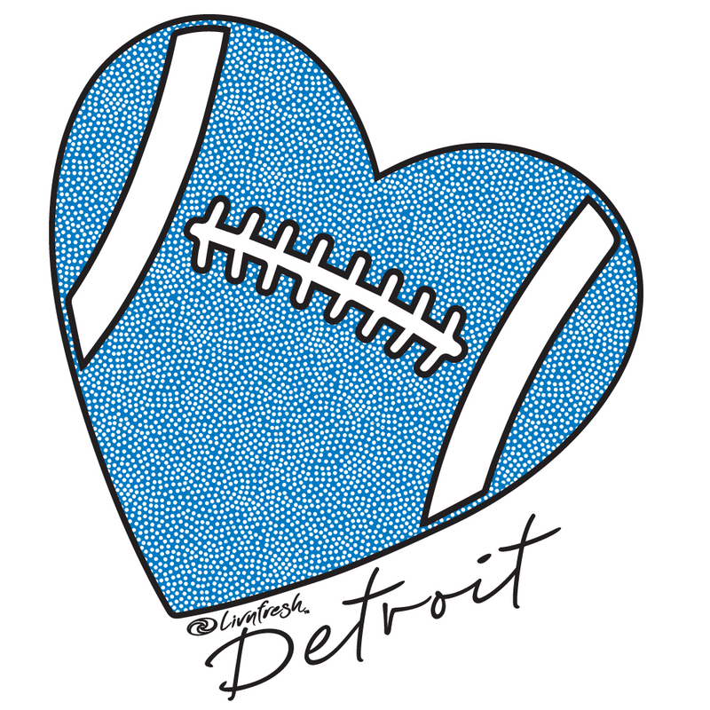 "Love Detroit"Relaxed Fit Crew Unisex T-Shirt