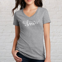 "Brrr... It's Cold In Michigan"Women's V-Neck