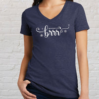 "Brrr... It's Cold In Michigan"Women's V-Neck