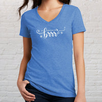 "Brrr... It's Cold In Michigan"Women's V-Neck