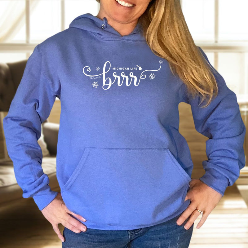 "Brrr... It's Cold In Michigan"Relaxed Fit Classic Unisex Hoodie