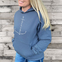 "Great Lakes Anchor"Relaxed Fit Classic Unisex Hoodie