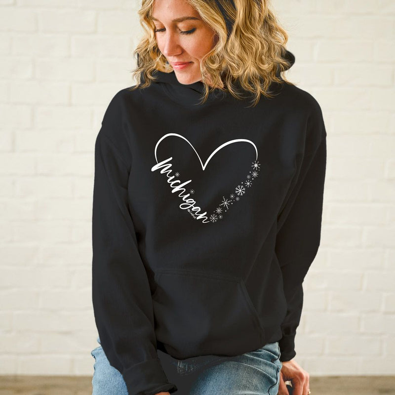 "Fall In Love With Winter"Soft Style Relaxed Fit Unisex Hoodie
