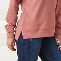 "Traverse City Cherry Blossom"Women's Pullover Crew