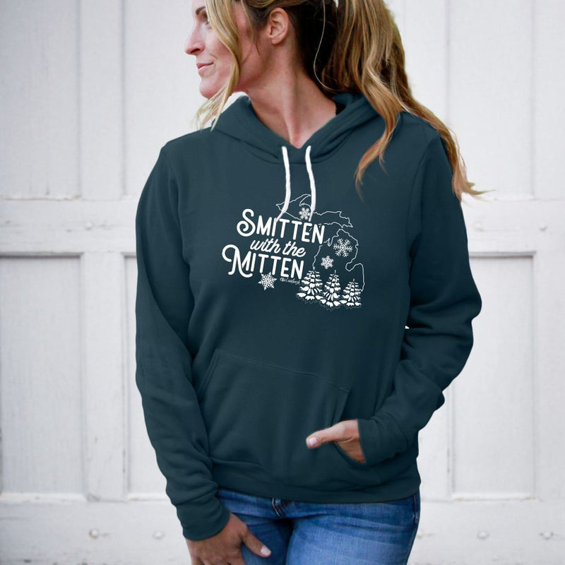 "Winter Smitten"Relaxed Fit Angel Fleece Unisex Hoodie