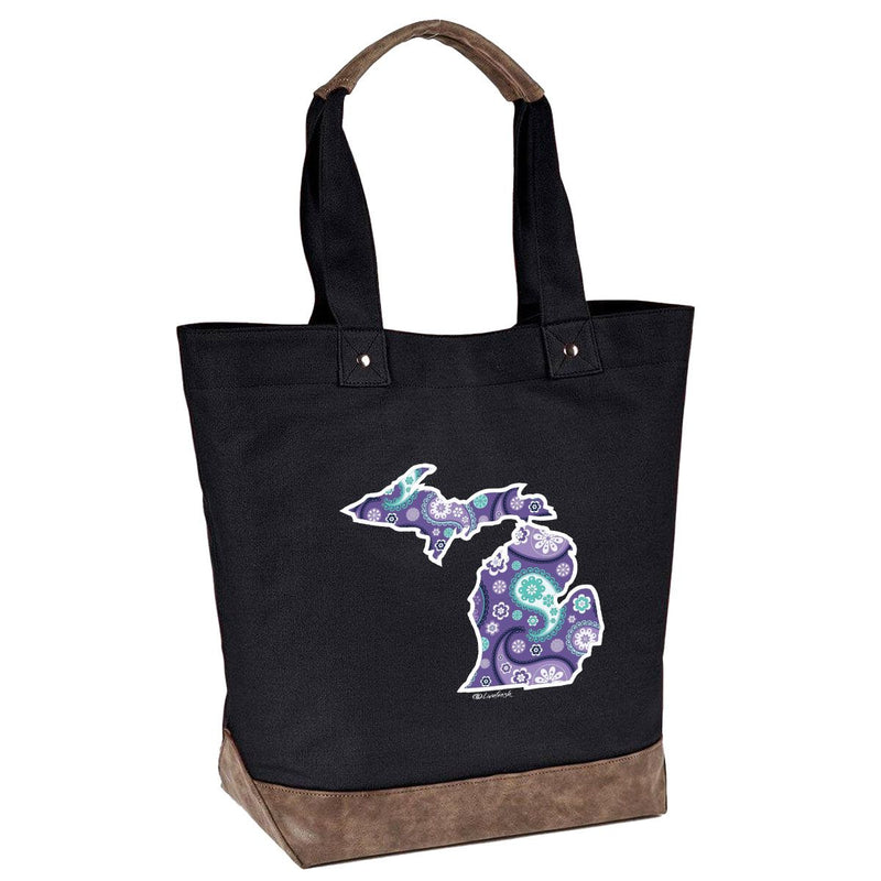 "Paisley"Canvas Tote Bag