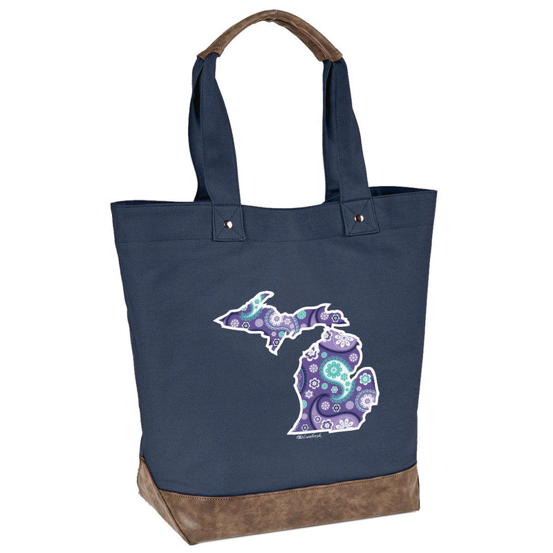 "Paisley"Canvas Tote Bag