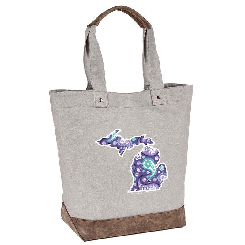 "Paisley"Canvas Tote Bag