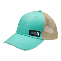 "Smitten With The Mitten"Distressed Comfort Hat