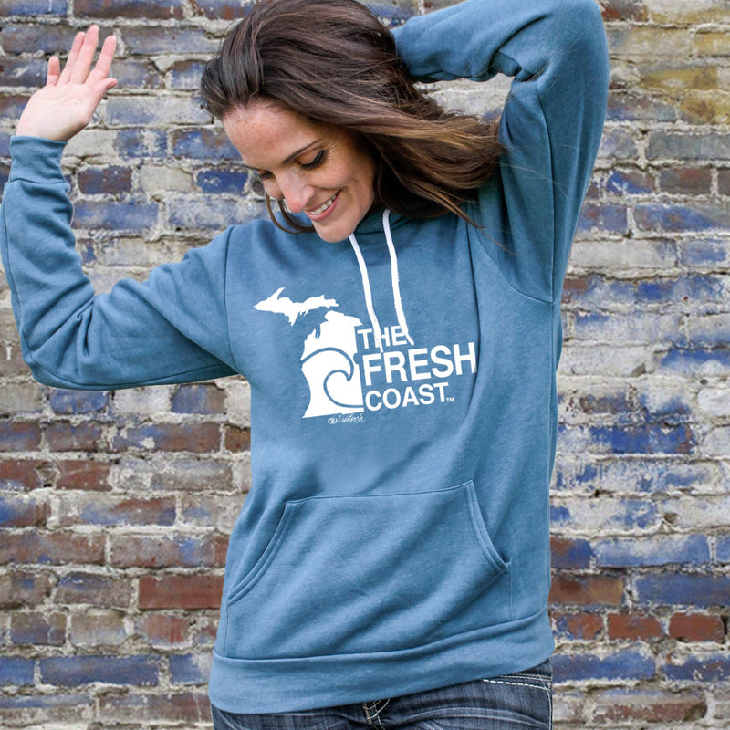 "Fresh Coast"Relaxed Fit Angel Fleece Hoodie