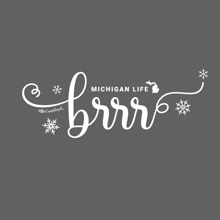 "Brrr... It's Cold In Michigan"Soft Style Relaxed Fit Unisex Hoodie