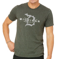 "Michigan D Established 1837"Men's Crew T-Shirt