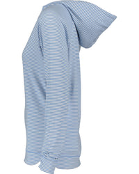 "Michigan Love #9"Women's Striped Long Sleeve Fashion Hoodie CLEARANCE