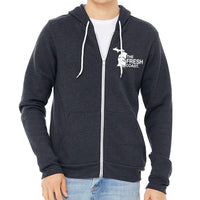"Fresh Coast"Men's Full Zip Hoodie