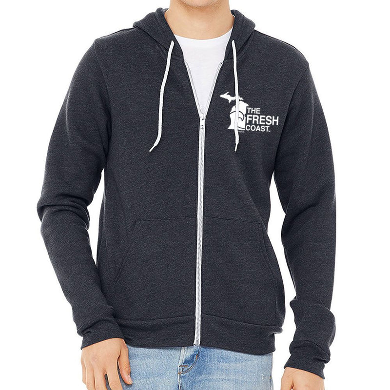 "Fresh Coast"Men's Full Zip Hoodie