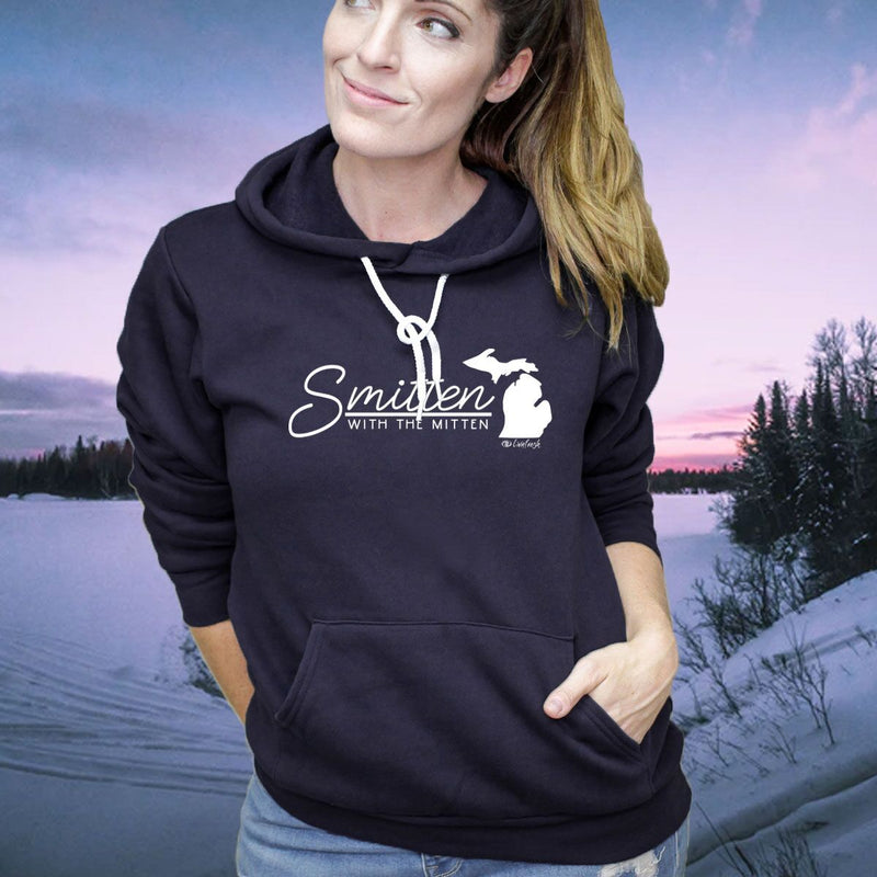 "Smitten With The Mitten"Relaxed Fit Angel Fleece Hoodie