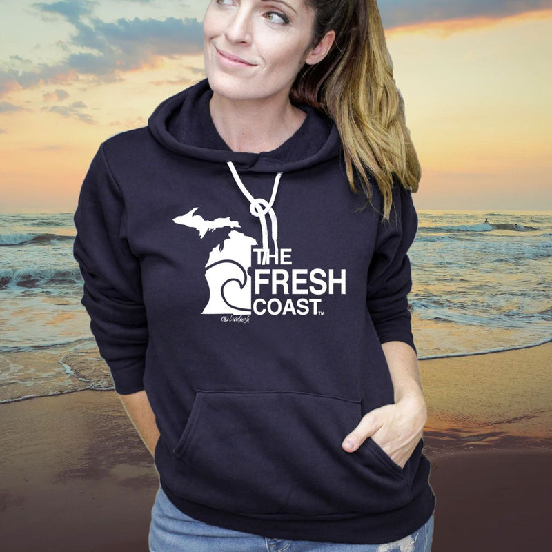 "Fresh Coast"Relaxed Fit Angel Fleece Hoodie