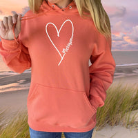 "Made With Love"Relaxed Fit Classic Unisex Hoodie