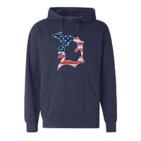 Michigan D Flag Unisex Basic Hoodie