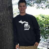 Michigan Pop Bottle Mens Crew Sweatshirt