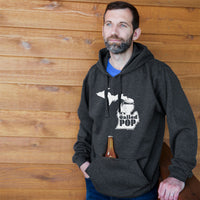 Michigan Pop Bottle Men's Tailgate Hoodie