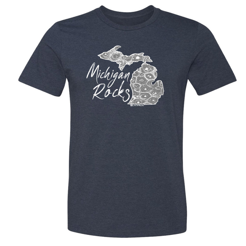 "Michigan Rocks Petoskey Stone"Youth T-Shirt