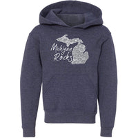 "Michigan Rocks Petoskey Stone"Youth Hoodie