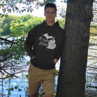 Michigan Rocks Petoskey Stone Mens Basic Hoodie