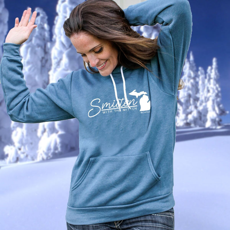 "Smitten With The Mitten"Relaxed Fit Angel Fleece Hoodie