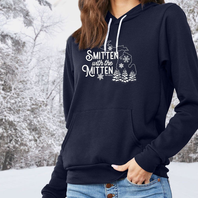 "Winter Smitten"Relaxed Fit Angel Fleece Unisex Hoodie