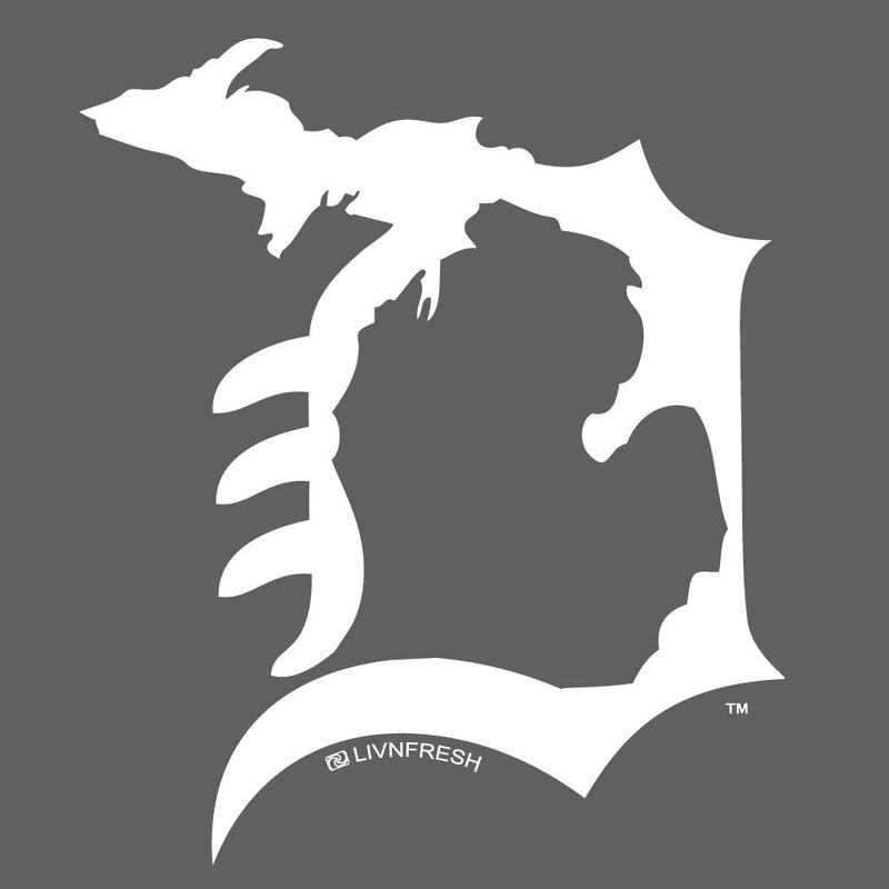 "Michigan D"Women's 2 Tone Fashion 1/4 Zip Sweatshirt