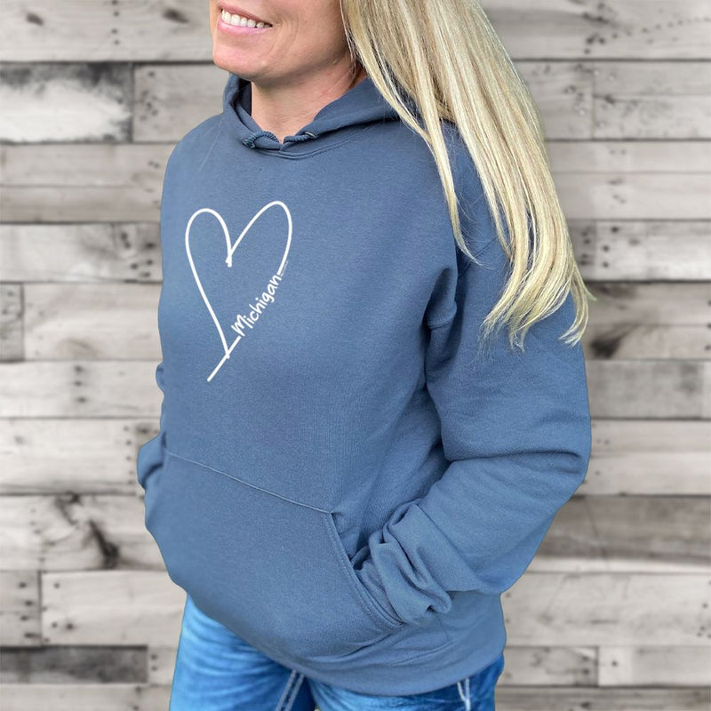 "Made With Love"Relaxed Fit Classic Unisex Hoodie