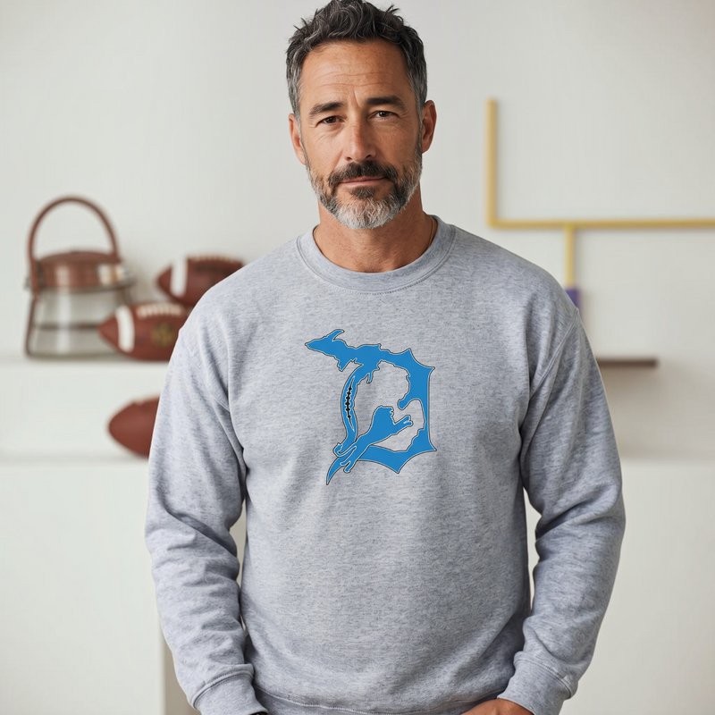 "Lions State"Men's Classic Crew Sweatshirt
