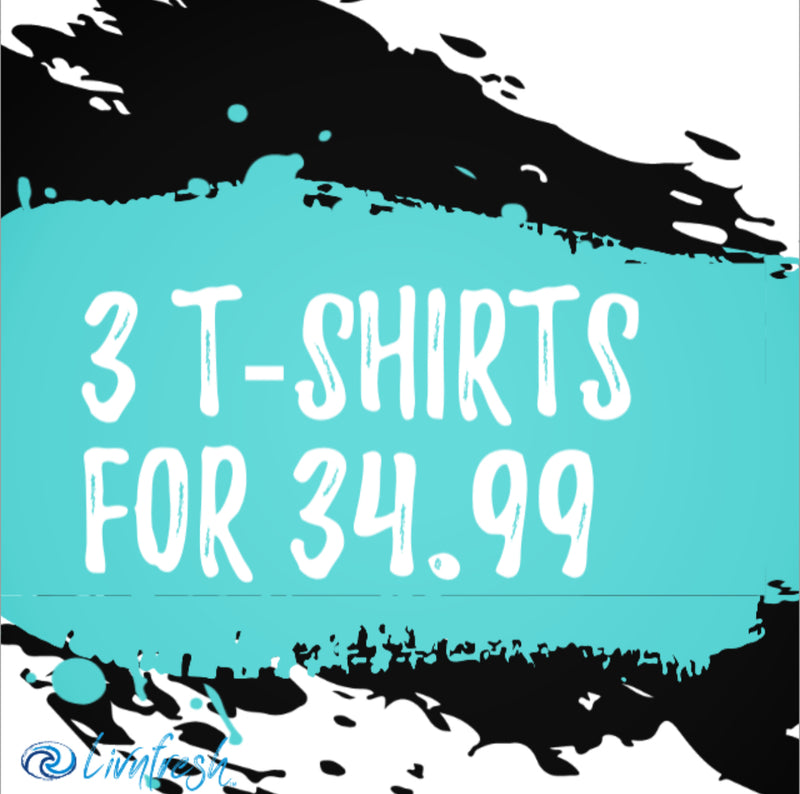 3 MYSTERY T-SHIRT DEAL