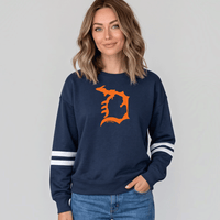 "Michigan D"Women's Varsity Fleece Crew Sweatshirt