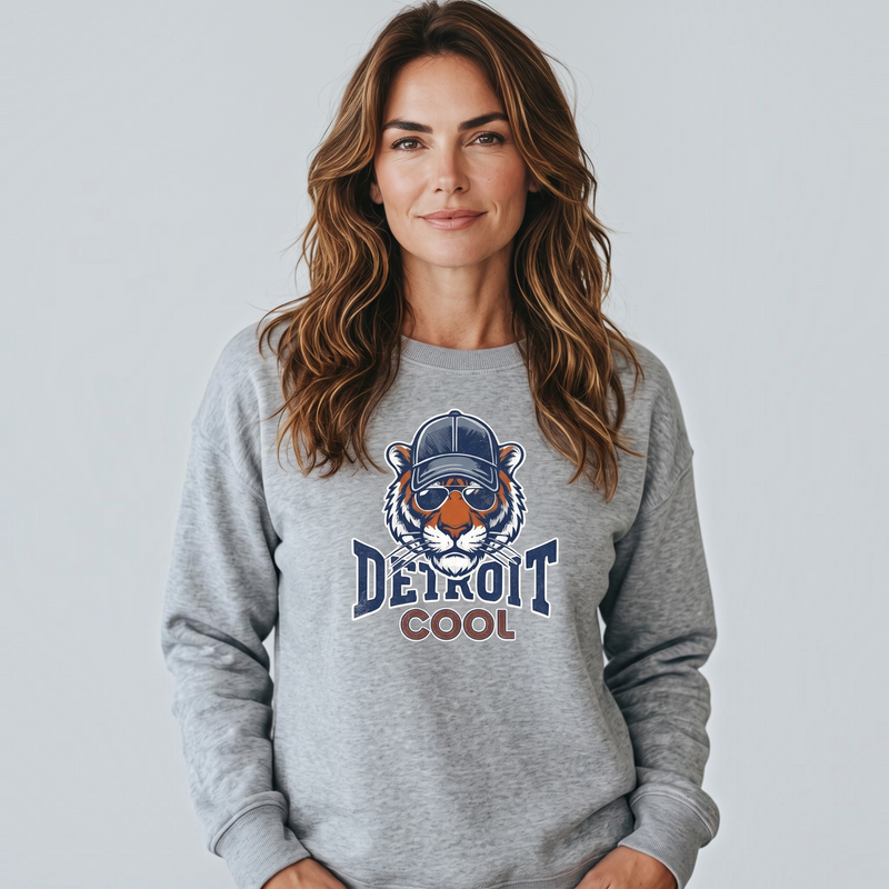 "Cool Cat"Relaxed Fit Classic Crew Unisex Sweatshirt