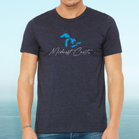"Midwest Coast"Men's Crew T-Shirt