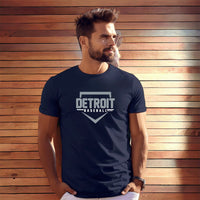 "Detroit Baseball"Men's Crew T-Shirt