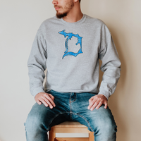 "Plaid Football In The D"Men's Long Sleeve T-Shirt