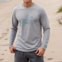 "Stronger Than The Storm"Men's Long Sleeve T-Shirt