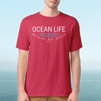 "Ocean Life"Men's Stonewashed T-Shirt