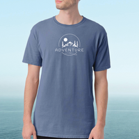 "Time For Adventure"Men's Stonewashed T-Shirt
