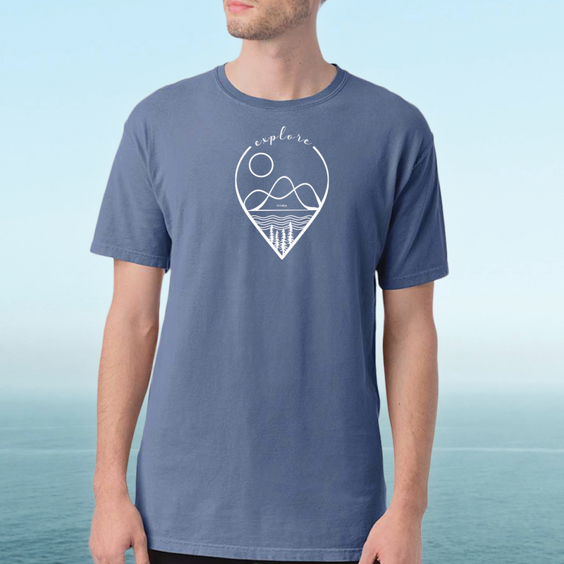 "Find Me Here"Men's Stonewashed T-Shirt