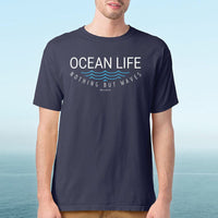 "Ocean Life"Men's Stonewashed T-Shirt