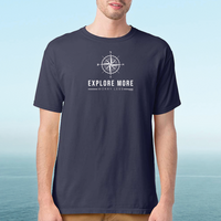 "Explore More"Men's Stonewashed T-Shirt