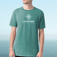 "Explore More"Men's Stonewashed T-Shirt