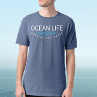 "Ocean Life"Men's Stonewashed T-Shirt