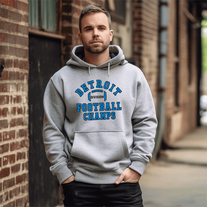 "Detroit Champs"Men's Classic Hoodie