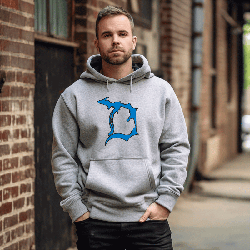 "Football In The D"Men's Classic Hoodie